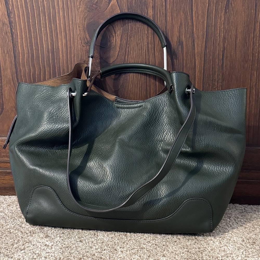 Sondra Roberts Forest Green Tote Bag